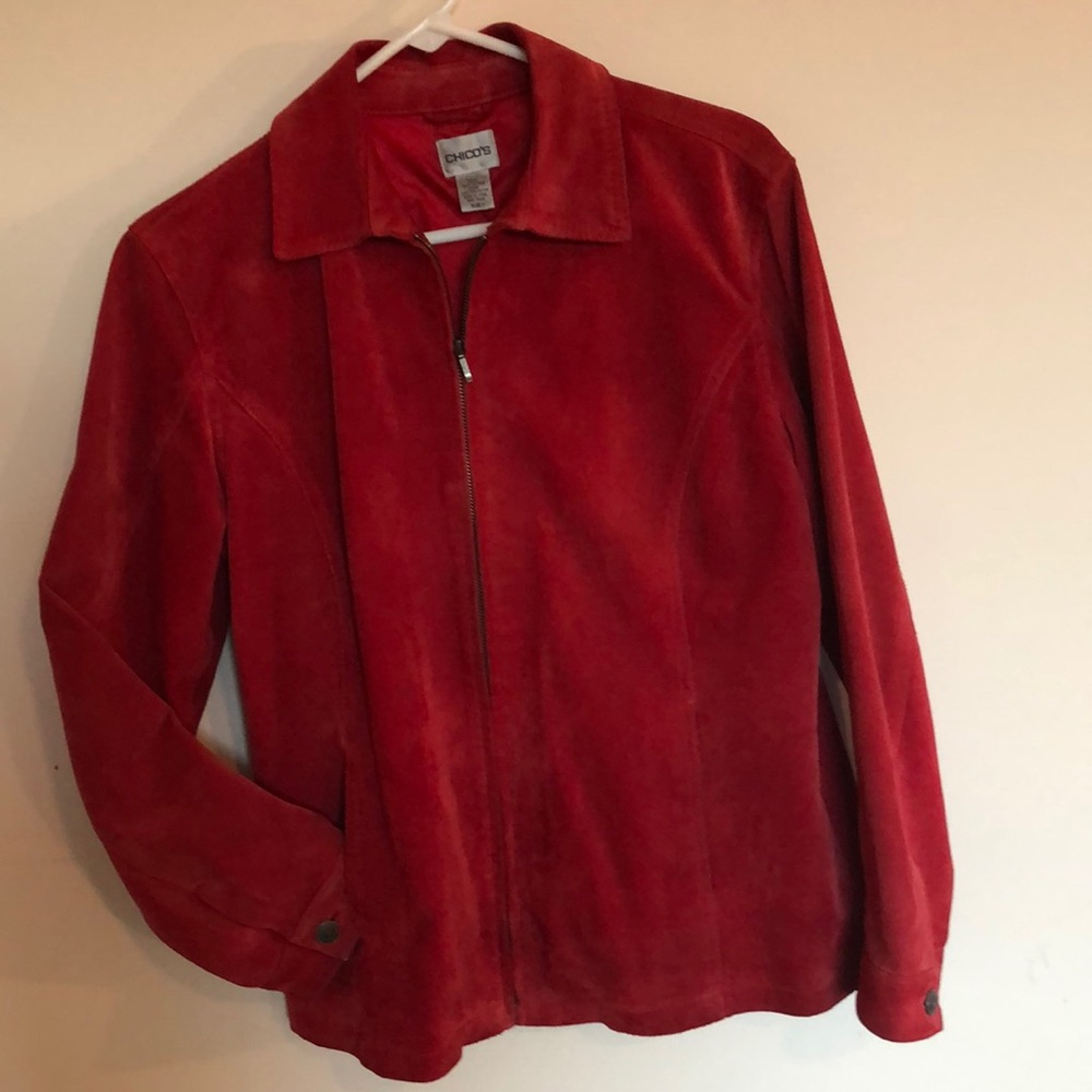 LEATHER “SUEDE” JACKET